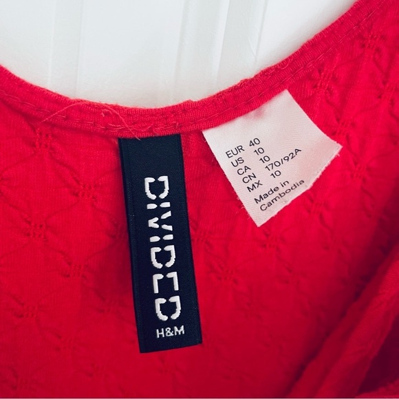 H&M Divided Fit and Flare Sleeveless Scoop Neck Dress Cand… - Picture 7 of 13